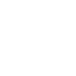 White line drawing of a kitchen setup, perfect for vacation rentals, featuring a stove with an oven, cabinets above and below the countertop, and a range hood.