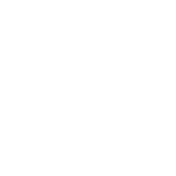 Line drawing icon of a swimming pool with waves, a ladder, a poolside lounge chair, and a large beach umbrella.